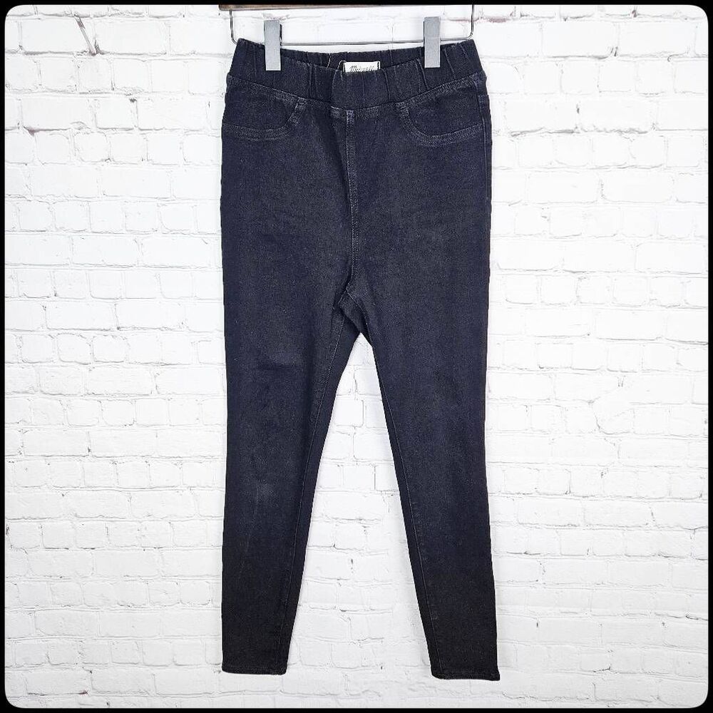 MADEWELL Black Pull On Jeans Hipster Stretchy High Rise Jegging Denim Jeans 27